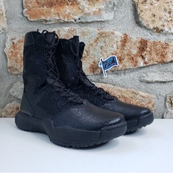 Nike SFB B1 Tactical Miliary Combat Boots Men's Size 12 Triple Black DX2117-001 - Picture 1 of 12